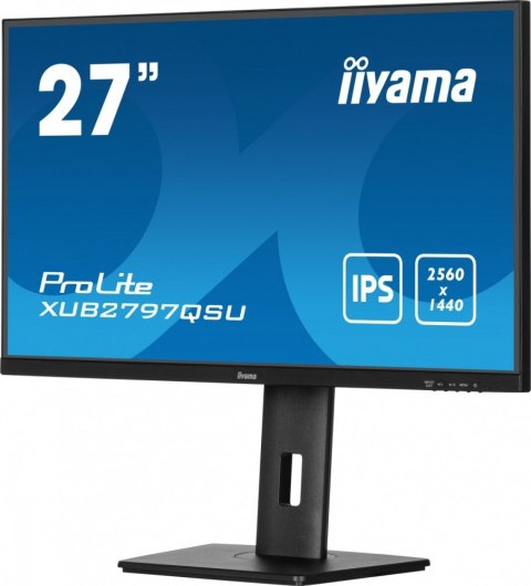 Monitor 27 cali XUB2797QSU-B1 IPS,HDMI,DP,100Hz,QHD,HAS(150mm),1ms, 2xUSB(3.2),2x2W,ADAPTIVE SYNC,FlickerFree /5y/
