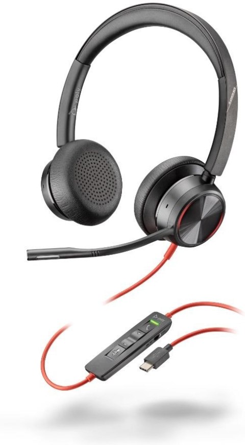 Słuchawki Blackwire 8225 Stereo USB-C/A 8X223AA Słuchawki Blackwire 8225 Stereo USB-C/A 8X223AA