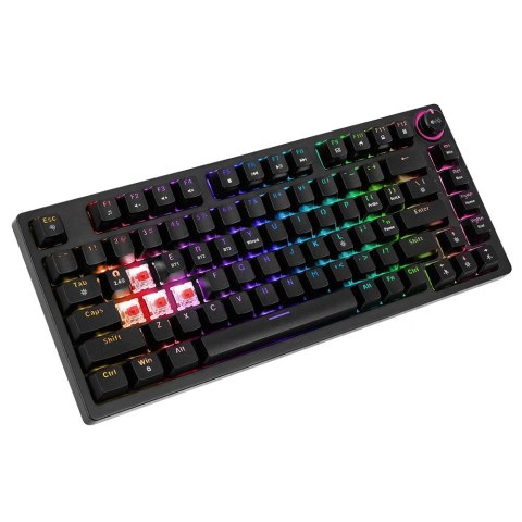 Klawiatura mechaniczna bezprzewodowa PHENIX Gateron Red Pro, ABS