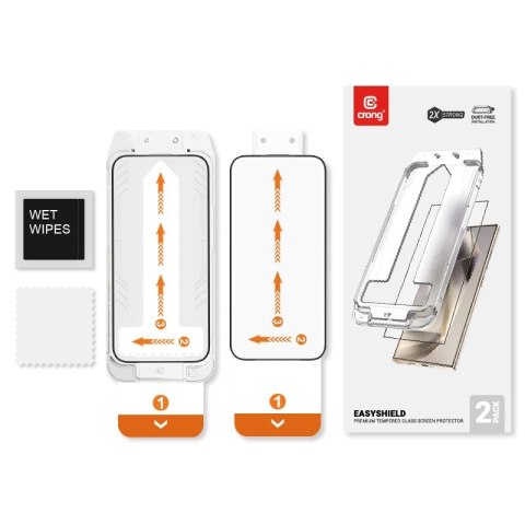 Szkło hartowane EasyShield 2-Pack - Samsung Galaxy S24 Ultra (2 sztuki) Szkło hartowane EasyShield 2-Pack - Samsung Galaxy S24 Ultra (2 sztuki)