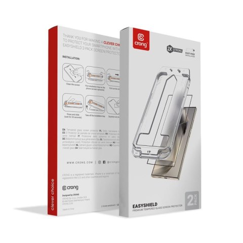 Szkło hartowane EasyShield 2-Pack - Samsung Galaxy S24 Ultra (2 sztuki) Szkło hartowane EasyShield 2-Pack - Samsung Galaxy S24 Ultra (2 sztuki)