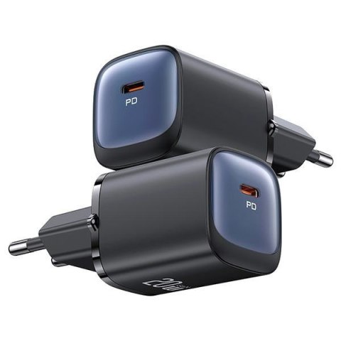 Ładowarka sieciowa 20W GaN USB-C Fast Charging Czarna Ładowarka sieciowa 20W GaN USB-C Fast Charging Czarna
