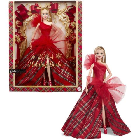 Lalka Barbie kolekcjonerska świąteczna Lalka Barbie kolekcjonerska świąteczna