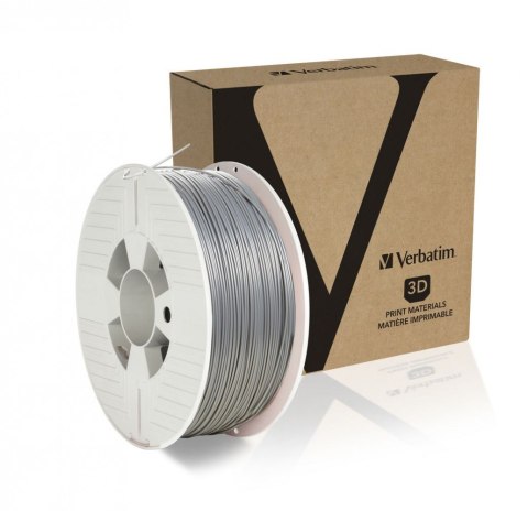 Filament 3D ABS Silver 1,75mm /1kg/Szary/ 55032 Filament 3D ABS Silver 1,75mm /1kg/Szary/ 55032