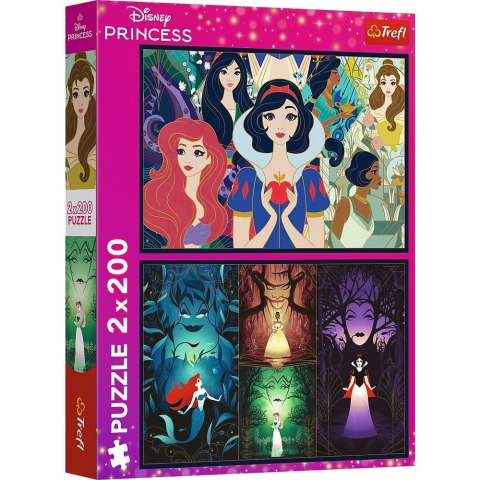 Puzzle 2x200 elementów Czarujące Księżniczki Disney Princess Puzzle 2x200 elementów Czarujące Księżniczki Disney Princess