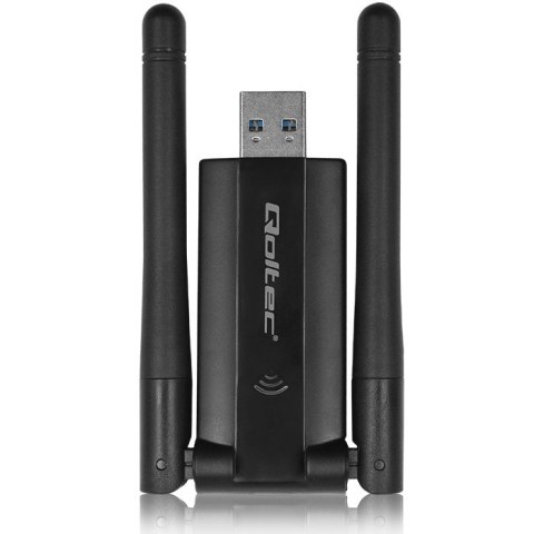 Szybki bezprzewodowy adapter USB DUAL Wi-Fi 2 x 2dBi | Standard AC | USB 3.0 | 1200Mbps Szybki bezprzewodowy adapter USB DUAL Wi-Fi 2 x 2dBi | Standard AC | USB 3.0 | 1200Mbps