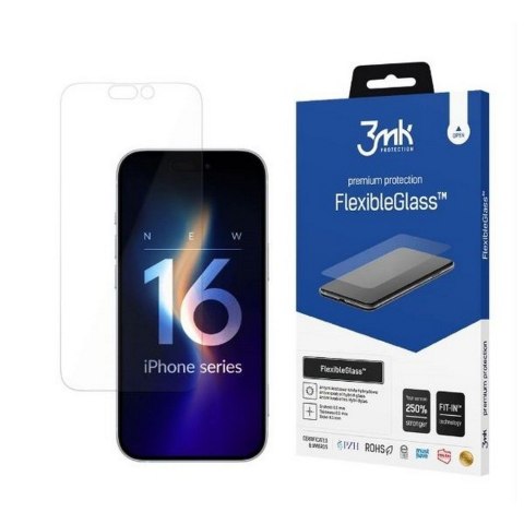 Szkło hybrydowe FlexibleGlass iPhone 16 Szkło hybrydowe FlexibleGlass iPhone 16