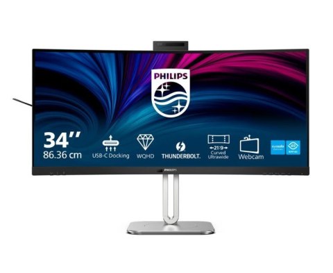 Monitor 34B2U6603CH 34 cale Curved VA HDMIx2 DP HAS Thunderbolt RJ45