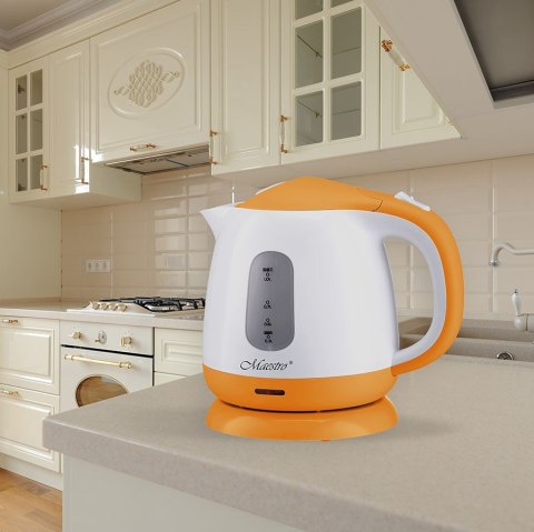 Czajnik elektryczny 1l 1100W MR-012-ORANGE Czajnik elektryczny 1l 1100W MR-012-ORANGE