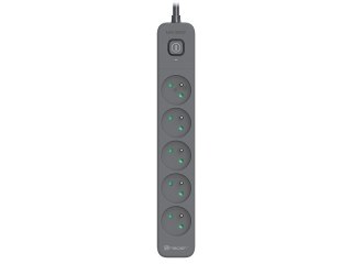 Listwa zasilająca antyprzepięciowa Power Line+ 5m Graphite (5 gniazd)