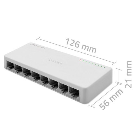 SWITCH przełącznik sieciowy 8 x port RJ45 | 1000Mbps | Fast Ethernet | LAN SWITCH przełącznik sieciowy 8 x port RJ45 | 1000Mbps | Fast Ethernet | LAN