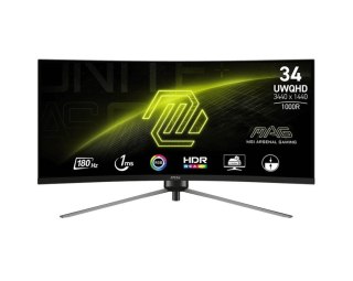 Monitor 34 cale MAG 345CQR LED/WQHD/Curved/180Hz/czarny