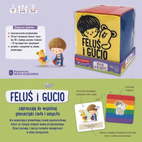 Gra Feluś i Gucio grają w kolory Gra Feluś i Gucio grają w kolory