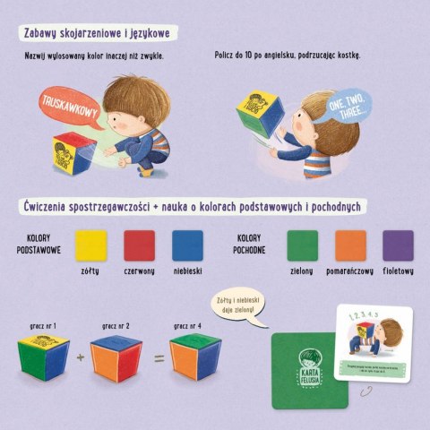 Gra Feluś i Gucio grają w kolory Gra Feluś i Gucio grają w kolory