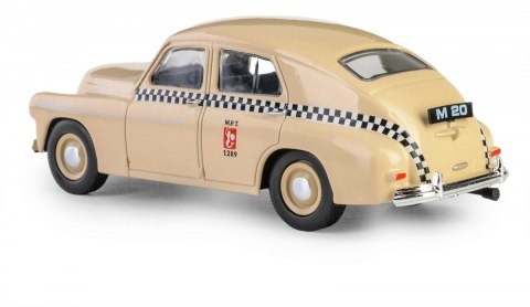 Pojazd PRL Warszawa M20 taxi piaskowy Pojazd PRL Warszawa M20 taxi piaskowy