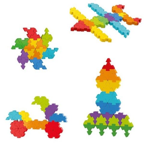 Klocki Małych Geniuszy - Puzzle 80 elementów Klocki Małych Geniuszy - Puzzle 80 elementów