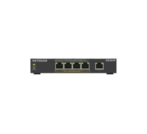 Przełącznik niezarządzalny GS305P-300EUS PoE+ Gigabit 5-portowy SOHO z serii 300 Przełącznik niezarządzalny GS305P-300EUS PoE+ Gigabit 5-portowy SOHO z serii 300