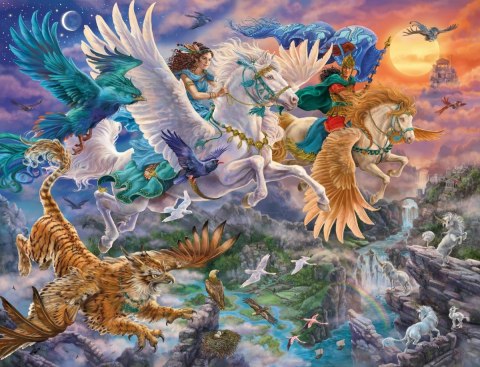 Puzzle 2000 elementów Fantazja Pegaz Puzzle 2000 elementów Fantazja Pegaz