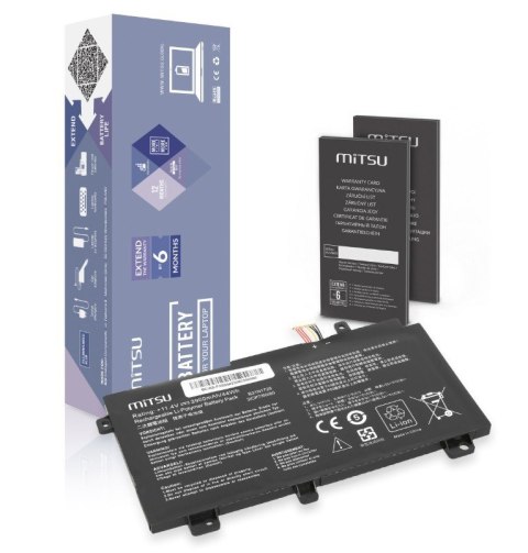 Bateria B31N1726 Asus FX504 FX505 FX80G 3900 mAh (44 Wh) 11.4V Bateria B31N1726 Asus FX504 FX505 FX80G 3900 mAh (44 Wh) 11.4V