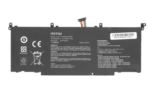Bateria B41N1526 do Asus ROG Stix GL502VM FX502VD 3400 mAh (52 Wh) 15.2V Bateria B41N1526 do Asus ROG Stix GL502VM FX502VD 3400 mAh (52 Wh) 15.2V