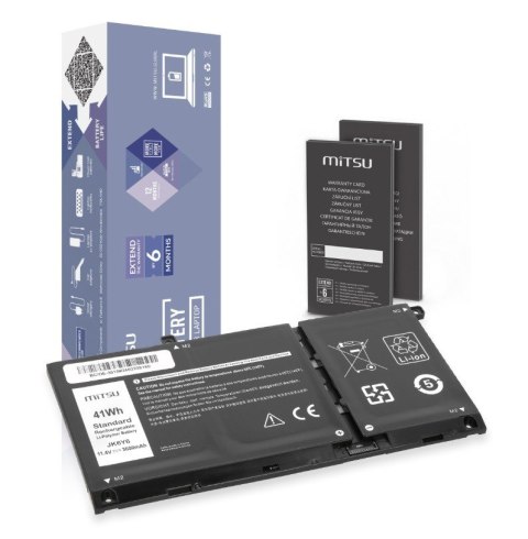 Bateria JK6Y6 do Dell Latitude 3410 3510 Inspiron 5401 5402 5501 5502 5505 3600 mAh (41 Wh) 11.4V Bateria JK6Y6 do Dell Latitude 3410 3510 Inspiron 5401 5402 5501 5502 5505 3600 mAh (41 Wh) 11.4V