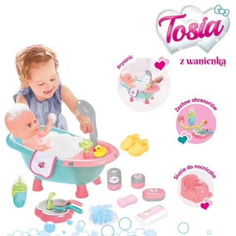 Lalka Tosia z wanienką Lalka Tosia z wanienką