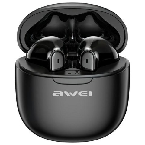 Słuchawki Bluetooth 5.3 T68 TWS ENC Czarne Słuchawki Bluetooth 5.3 T68 TWS ENC Czarne