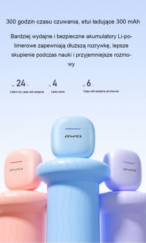 Słuchawki Bluetooth 5.3 T68 TWS ENC Czarne Słuchawki Bluetooth 5.3 T68 TWS ENC Czarne