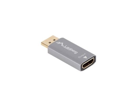 Adapter Displayport(M)- HDMI(F)4K srebrny Adapter Displayport(M)- HDMI(F)4K srebrny