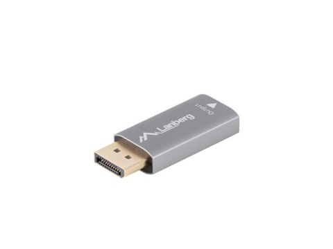 Adapter Displayport(M)- HDMI(F)8K srebrny Adapter Displayport(M)- HDMI(F)8K srebrny