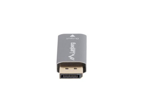 Adapter Displayport(M)- HDMI(F)8K srebrny Adapter Displayport(M)- HDMI(F)8K srebrny