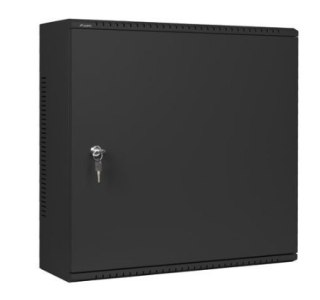 Szafa instalacyjna rack wisząca 19 cali 6U+3U 540x200 niskoprofilowa (złożona) czarna