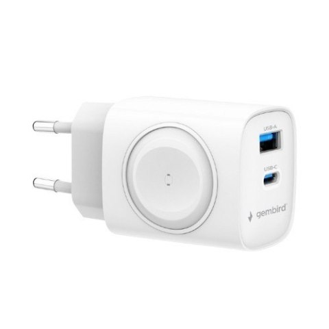 Ładowarka USB-A USB-C 20W PowerDelivery Quick Charge 3.0, biała Ładowarka USB-A USB-C 20W PowerDelivery Quick Charge 3.0, biała