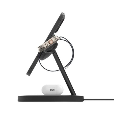 Ładowarka Boost Charge Pro 3w1 Qi2 15W regulowana, czarna Ładowarka Boost Charge Pro 3w1 Qi2 15W regulowana, czarna
