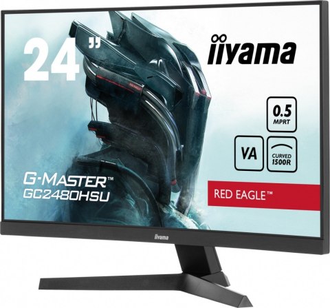 Monitor 24 cale GC2480HSU-B1,VA,180HZ,1500R,USBx2,0,5ms,300cd