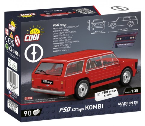 Klocki FSO 125p kombi 90 klocków Klocki FSO 125p kombi 90 klocków