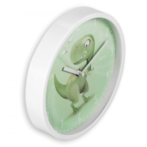 Zegar ścienny Dino dziecięcy 25cm Zegar ścienny Dino dziecięcy 25cm