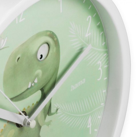 Zegar ścienny Dino dziecięcy 25cm Zegar ścienny Dino dziecięcy 25cm