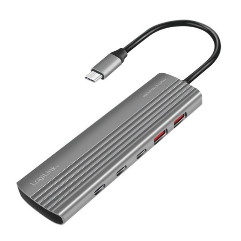Hub USB3.2 2xUSB-A, 8x USB-C, PD, 100W Hub USB3.2 2xUSB-A, 8x USB-C, PD, 100W
