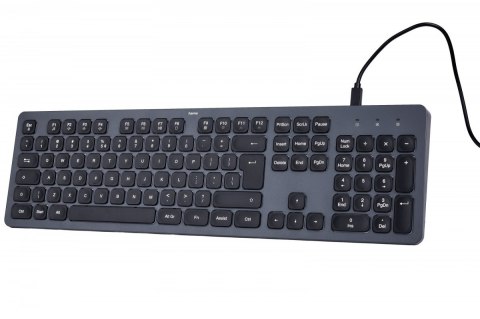 Klawiatura CK-400 przewodowa Czarno-szara Klawiatura CK-400 przewodowa Czarno-szara