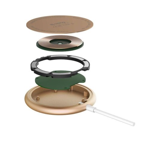 MagSpot Wireless Charger Aluminiowa ładowarka indukcyjna MagSafe 15W Złota MagSpot Wireless Charger Aluminiowa ładowarka indukcyjna MagSafe 15W Złota