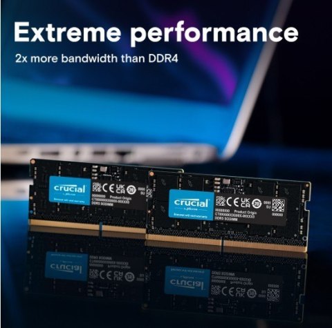 Pamięć DDR5 SODIMM 16GB/5600 (2*8GB) CL46 (16Gbit) Pamięć DDR5 SODIMM 16GB/5600 (2*8GB) CL46 (16Gbit)