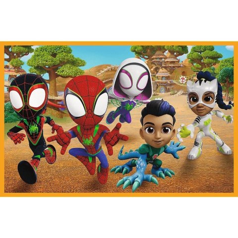 Puzzle 2x24 elementy Spidey i dinozaury Puzzle 2x24 elementy Spidey i dinozaury