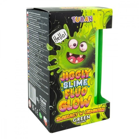Slime Jiggly Fluo Glow zielony 430g Slime Jiggly Fluo Glow zielony 430g
