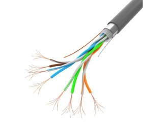 Kabel LAN FTP 100MB/S linka CCA 100M szary