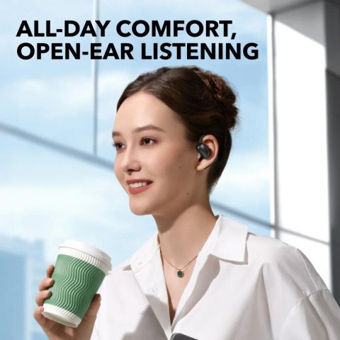 Słuchawki bezprzewodowe Soundcore Aero Fit 2 Bluetooth czarne Słuchawki bezprzewodowe Soundcore Aero Fit 2 Bluetooth czarne