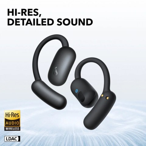 Słuchawki bezprzewodowe Soundcore Aero Fit 2 Bluetooth czarne Słuchawki bezprzewodowe Soundcore Aero Fit 2 Bluetooth czarne
