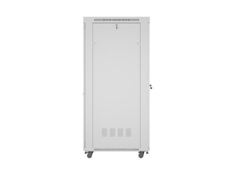 Szafa instalacyjna rack stojąca 19 cali 42U 800x1000 drzwi perforowane LCD szara (Flat pack)