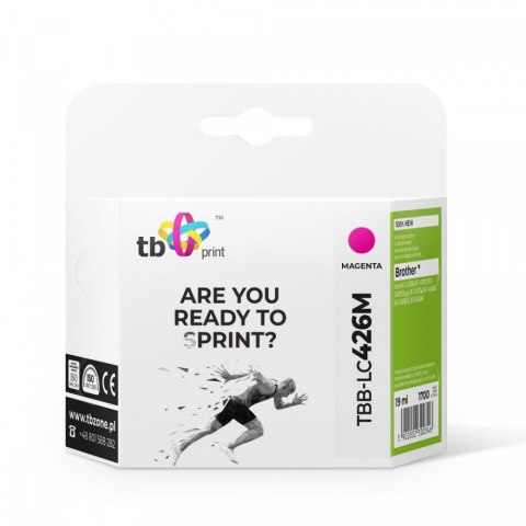 Tusz do Brother MFC-J4540DW TBB-LC426M 100% nowy magenta Tusz do Brother MFC-J4540DW TBB-LC426M 100% nowy magenta
