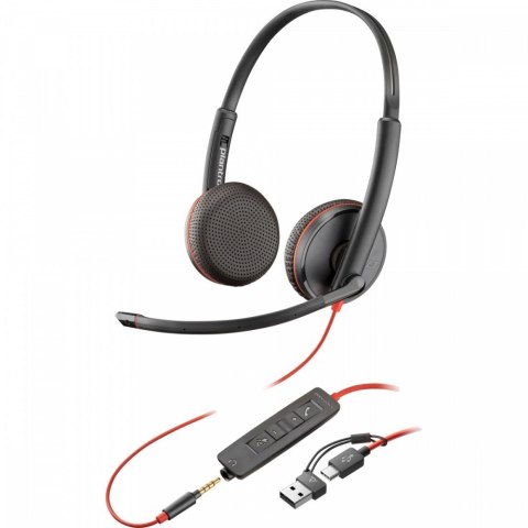 Zestaw słuchawkowy Blackwire 3225 USB-C + USB-C/A (Bulk) 8X229A6 Zestaw słuchawkowy Blackwire 3225 USB-C + USB-C/A (Bulk) 8X229A6